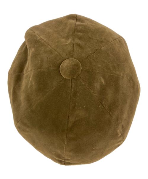 NUMBER (N)INE（ナンバーナイン）NUMBER (N)INE (ナンバーナイン) ベロアキャスケット ブラウンの古着・服飾アイテム