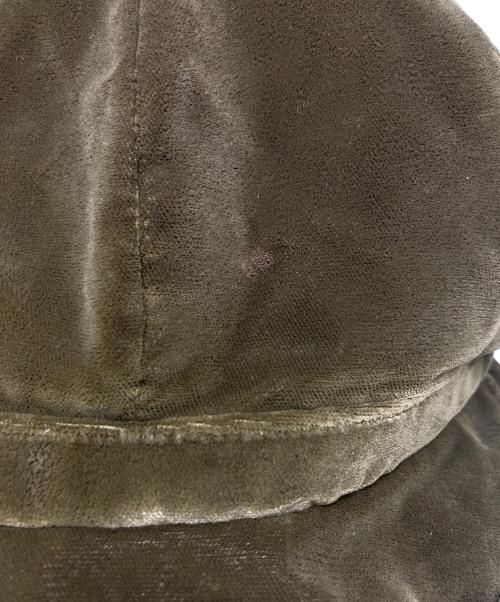 NUMBER (N)INE（ナンバーナイン）NUMBER (N)INE (ナンバーナイン) ベロアキャスケット ブラウンの古着・服飾アイテム