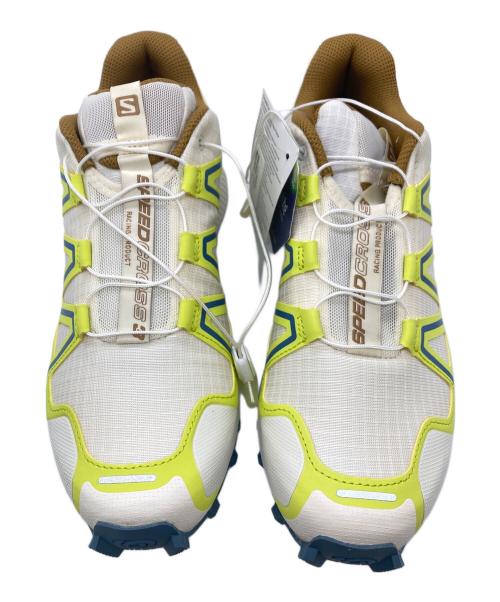 SALOMON（サロモン）SALOMON (サロモン) Speedcross 3 'White Yellow' アイボリー×イエロー サイズ:26 未使用品の古着・服飾アイテム