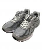 NEW BALANCEニューバランス）の古着「990V4 ローカットスニーカー」｜グレー
