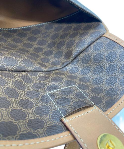 CELINE（セリーヌ）CELINE (セリーヌ) マカダム柄ミニショルダーバッグ ブラウンの古着・服飾アイテム