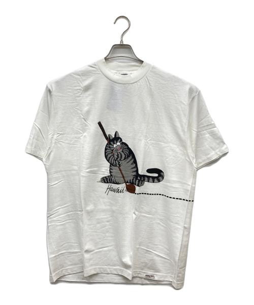 crazy shirts（クレイジーシャツ）crazy shirts (クレイジーシャツ) 90S USA製プリントTシャツ ホワイト サイズ:L 未使用品の古着・服飾アイテム