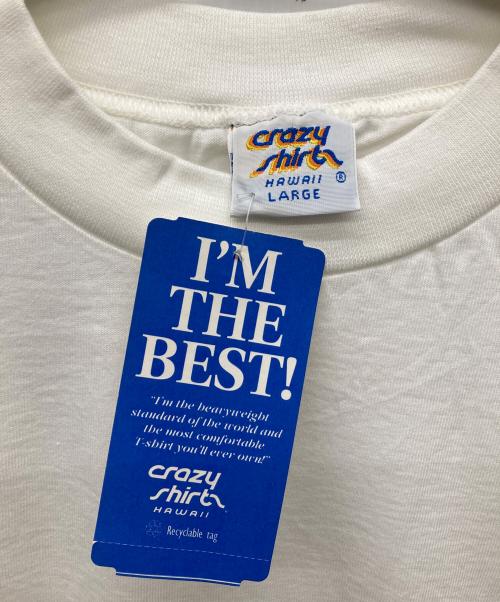 crazy shirts（クレイジーシャツ）crazy shirts (クレイジーシャツ) 90S USA製プリントTシャツ ホワイト サイズ:L 未使用品の古着・服飾アイテム