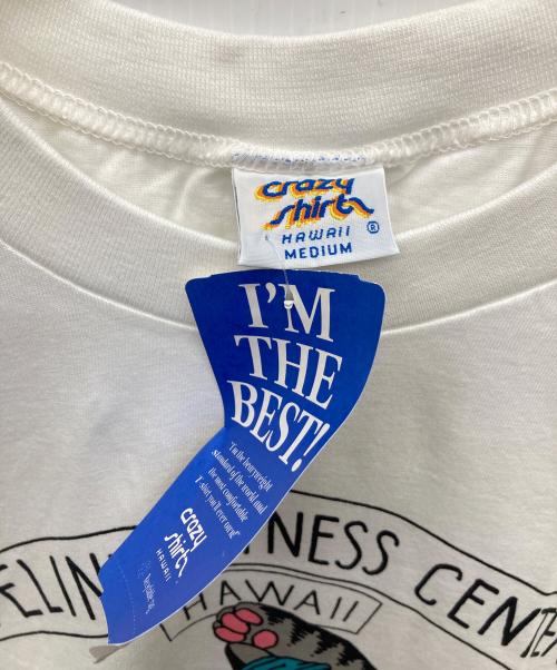crazy shirts（クレイジーシャツ）crazy shirts (クレイジーシャツ) 90S USA製 プリントTシャツ ホワイト サイズ:M 未使用品の古着・服飾アイテム