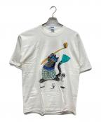 crazy shirtsクレイジーシャツ）の古着「90S プリントTシャツ」｜ホワイト