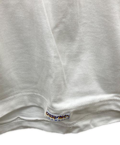 crazy shirts（クレイジーシャツ）crazy shirts (クレイジーシャツ) 90S プリントTシャツ ホワイト サイズ:L 未使用品の古着・服飾アイテム