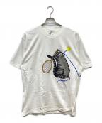 crazy shirtsクレイジーシャツ）の古着「90S USA製プリントTシャツ」｜ホワイト