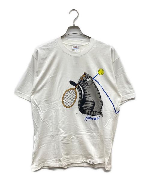 crazy shirts（クレイジーシャツ）crazy shirts (クレイジーシャツ) 90S USA製プリントTシャツ ホワイト サイズ:L 未使用品の古着・服飾アイテム