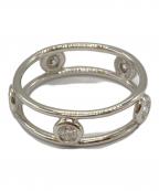 TIFFANY & Co.ティファニー）の古着「Pt950 ダブルワイヤーリング」