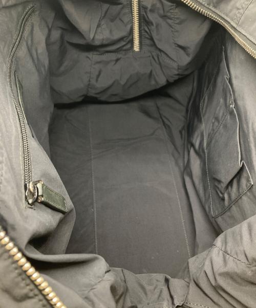 Yves Saint Laurent（イヴサンローラン）Yves Saint Laurent (イヴサンローラン) YSLロゴ レザーコンビ2WAYバッグ ブラックの古着・服飾アイテム