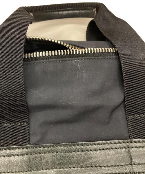 Yves Saint Laurent（イヴサンローラン）Yves Saint Laurent (イヴサンローラン) YSLロゴ レザーコンビ2WAYバッグ ブラックの古着・服飾アイテム