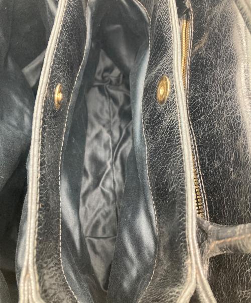 MIU MIU（ミュウミュウ）MIU MIU (ミュウミュウ) Wフラップ2WAYバッグ ブラックの古着・服飾アイテム