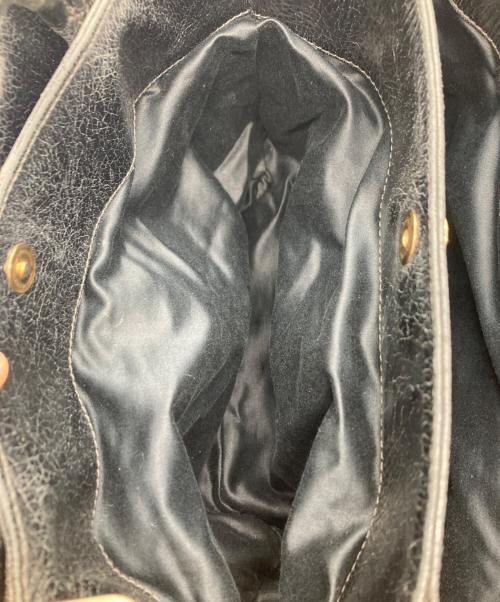 MIU MIU（ミュウミュウ）MIU MIU (ミュウミュウ) Wフラップ2WAYバッグ ブラックの古着・服飾アイテム