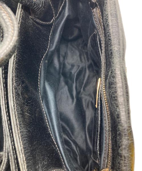 MIU MIU（ミュウミュウ）MIU MIU (ミュウミュウ) Wフラップ2WAYバッグ ブラックの古着・服飾アイテム