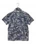 Paul Smith（ポールスミス）の古着「総柄オープンカラーシャツ」｜ブルー×ホワイト
