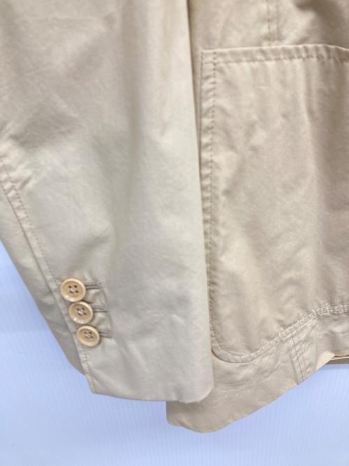 Brilla per il gusto（ブリッラ ペル イルグースト）Brilla per il gusto (ブリッラ ペル イルグースト) コットンナイロンテーラードジャケット ベージュ サイズ:46の古着・服飾アイテム