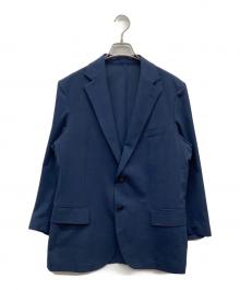 MACKINTOSH LONDON（マッキントッシュ ロンドン）の古着「ウォッシャブルグレンチェックジャケット」｜ネイビー