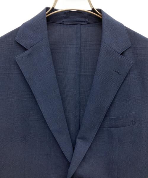 MACKINTOSH LONDON（マッキントッシュ ロンドン）MACKINTOSH LONDON (マッキントッシュ ロンドン) ウォッシャブルグレンチェックジャケット ネイビー サイズ:38の古着・服飾アイテム