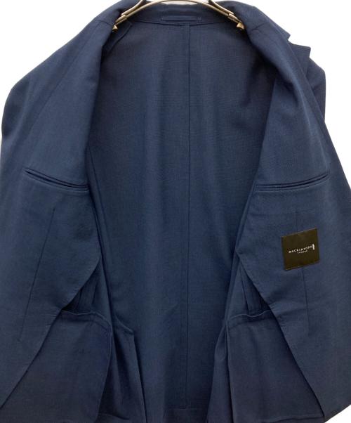 MACKINTOSH LONDON（マッキントッシュ ロンドン）MACKINTOSH LONDON (マッキントッシュ ロンドン) ウォッシャブルグレンチェックジャケット ネイビー サイズ:38の古着・服飾アイテム