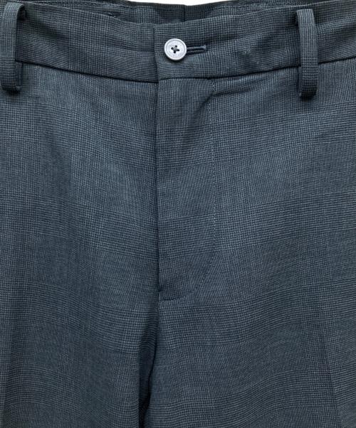 MACKINTOSH LONDON（マッキントッシュ ロンドン）MACKINTOSH LONDON (マッキントッシュ ロンドン) ウォッシャブルグレンチェックパンツ グレー サイズ:82の古着・服飾アイテム