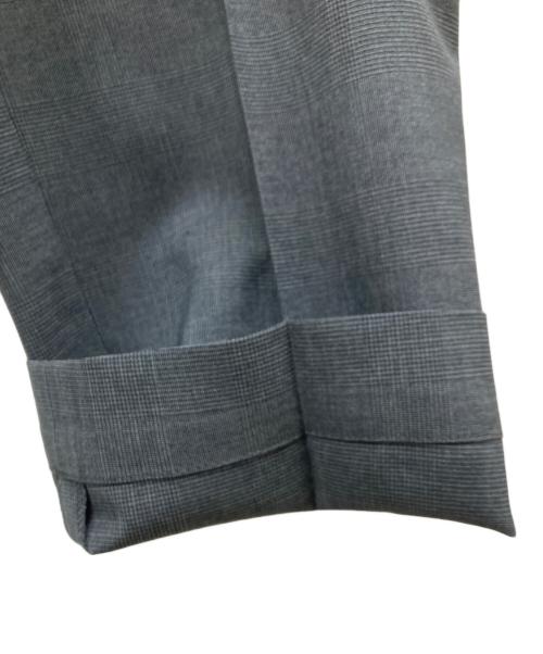 MACKINTOSH LONDON（マッキントッシュ ロンドン）MACKINTOSH LONDON (マッキントッシュ ロンドン) ウォッシャブルグレンチェックパンツ グレー サイズ:82の古着・服飾アイテム