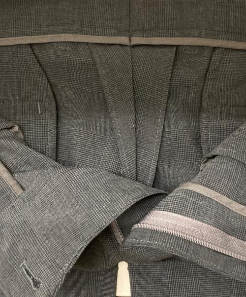 MACKINTOSH LONDON（マッキントッシュ ロンドン）MACKINTOSH LONDON (マッキントッシュ ロンドン) ウォッシャブルグレンチェックパンツ グレー サイズ:82の古着・服飾アイテム