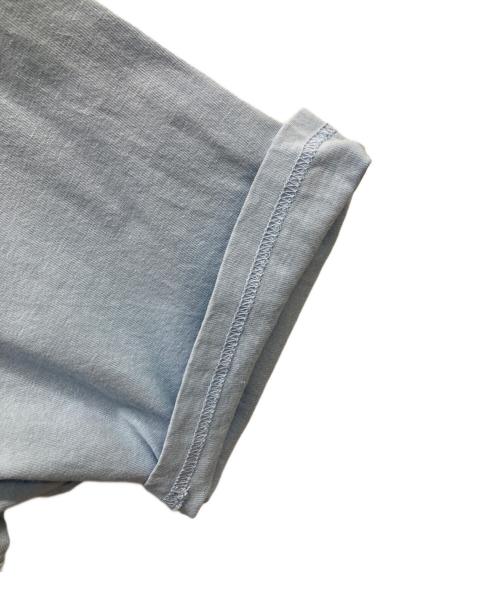 stussy（ステューシー）stussy (ステューシー) バックロゴTシャツ ブルー サイズ:Lの古着・服飾アイテム