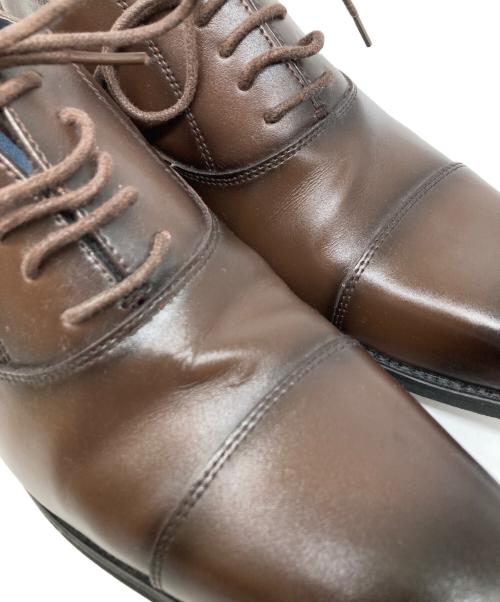 zerbino maurizi（ザビーノ）Zerbino maurizi (ザビーノ) ストレートチップシューズ ブラウン サイズ:24.5の古着・服飾アイテム