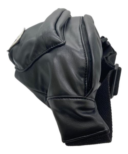 A.P.C.（アーペーセー）A.P.C. (アーペーセー) エコレザーウエストバッグ ブラックの古着・服飾アイテム