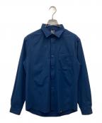 MILLETミレー）の古着「インセクト バリヤー ソリッドシャツ ロングスリーブ」｜ネイビー