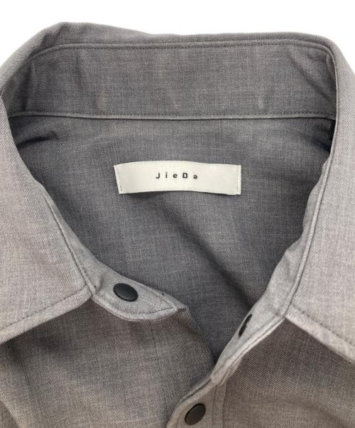 jieda（ジエダ）jieda (ジエダ) SWITCHING SHIRT＜スイッチングシャツ＞ グレー サイズ:1の古着・服飾アイテム
