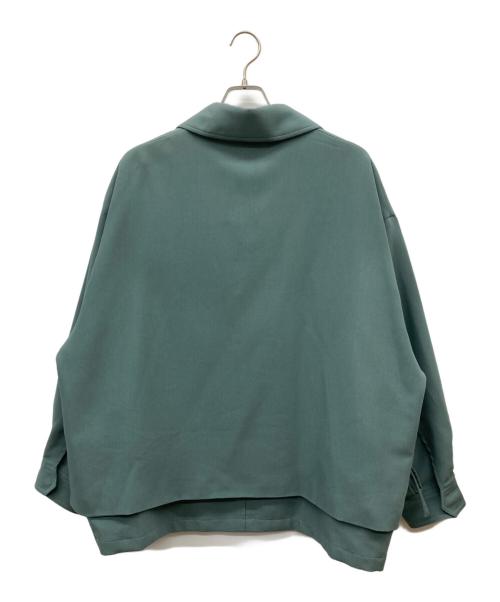 HARE（ハレ）HARE (ハレ) レイヤードZIPジャケット グリーン サイズ:Mの古着・服飾アイテム