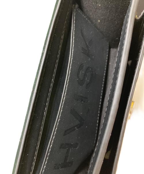 HVISK（ヴィスク）HVISK (ヴィスク) CAYMAN POCKET/ケイマンポケット グリーン×ブラック 未使用品の古着・服飾アイテム