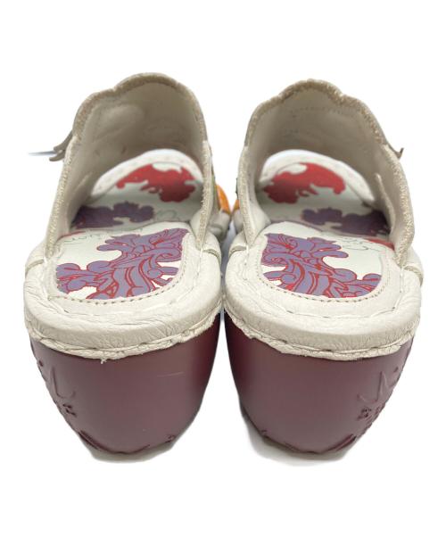 estacion（エスタシオ）ESTACION (エスタシオ) 魚モチーフ コンフォートサンダル アイボリー サイズ:Sの古着・服飾アイテム