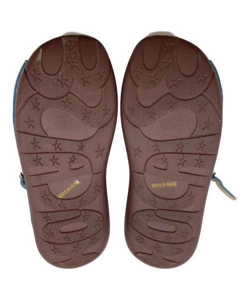 estacion（エスタシオ）ESTACION (エスタシオ) オープントゥ猫デザインサンダル ブルー サイズ:Sの古着・服飾アイテム