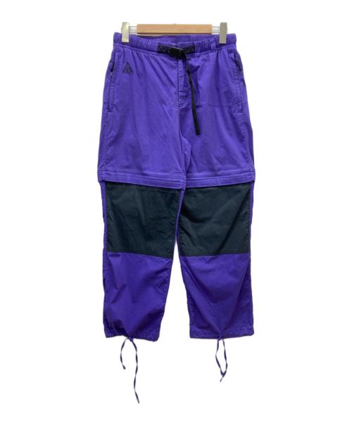 NIKE ACG（ナイキエーシージー）NIKE ACG (ナイキエーシージー) コンバーチブルパンツ パープル サイズ:Sの古着・服飾アイテム