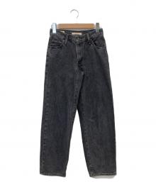 LEVI'S PReMIUM（リーバイス プレミアム）の古着「バギーデニム BAGGY DAD BLACK STONE WASH」｜ブラック