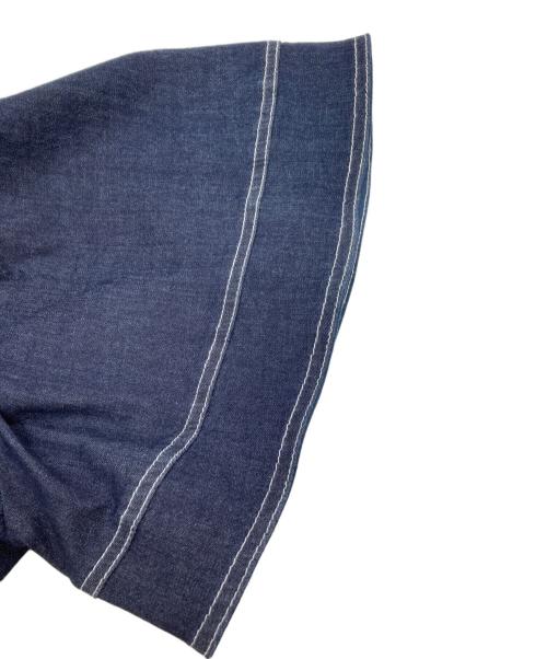 HER LIP TO（ハーリップトゥ）Her lip to (ハーリップトゥ) Volume Sleeve Day Dress インディゴ サイズ:Ｍ 未使用品の古着・服飾アイテム