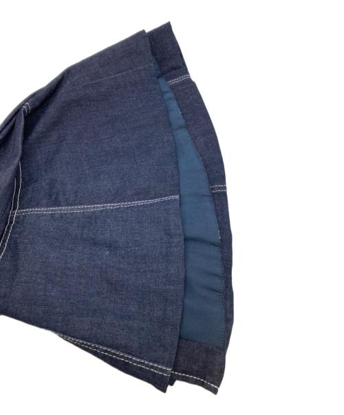 HER LIP TO（ハーリップトゥ）Her lip to (ハーリップトゥ) Volume Sleeve Day Dress インディゴ サイズ:Ｍ 未使用品の古着・服飾アイテム