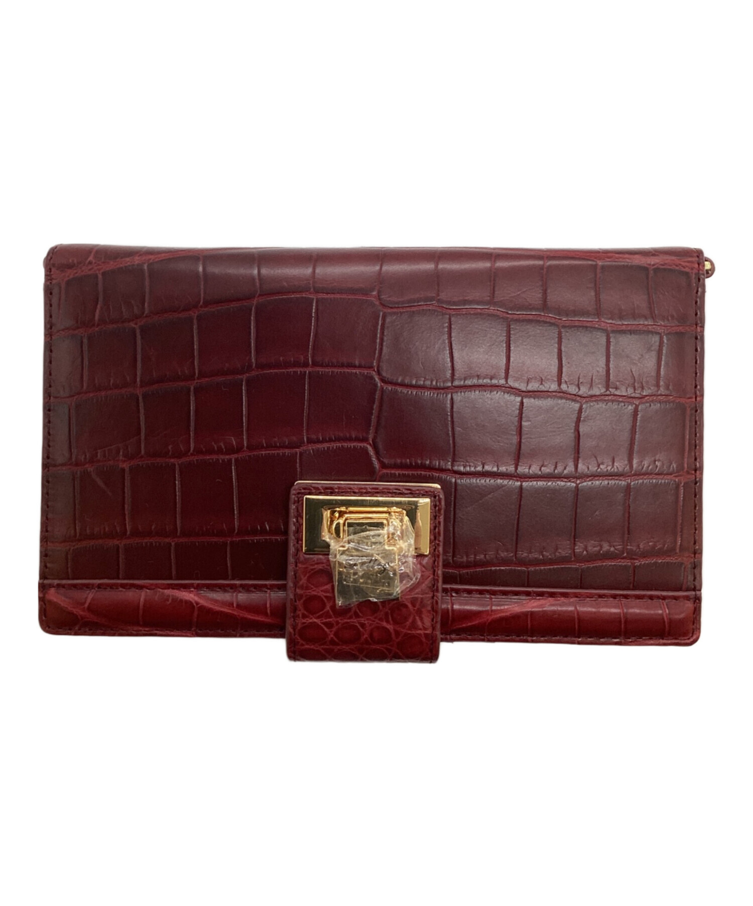 ⭐️未使用⭐️Pelley L usso ペレリールッソ　クロコダイル小銭入れ 新品☆Pelley L usso ペレリールッソ クロコダイル小銭入れ☆日本製