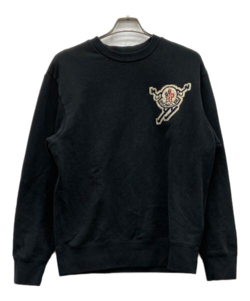 MONCLER（モンクレール）MONCLER (モンクレール) SWEATSHIRT/スウェットシャツ ブラック サイズ:Mの古着・服飾アイテム