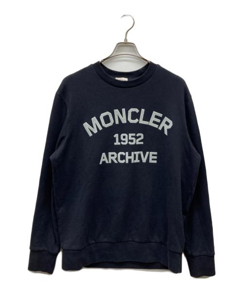 MONCLER（モンクレール）MONCLER (モンクレール) 1952 Archive sweatshirt/アーカイブスウェットシャツ ネイビー サイズ:Mの古着・服飾アイテム