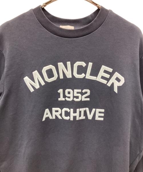MONCLER（モンクレール）MONCLER (モンクレール) 1952 Archive sweatshirt/アーカイブスウェットシャツ ネイビー サイズ:Mの古着・服飾アイテム