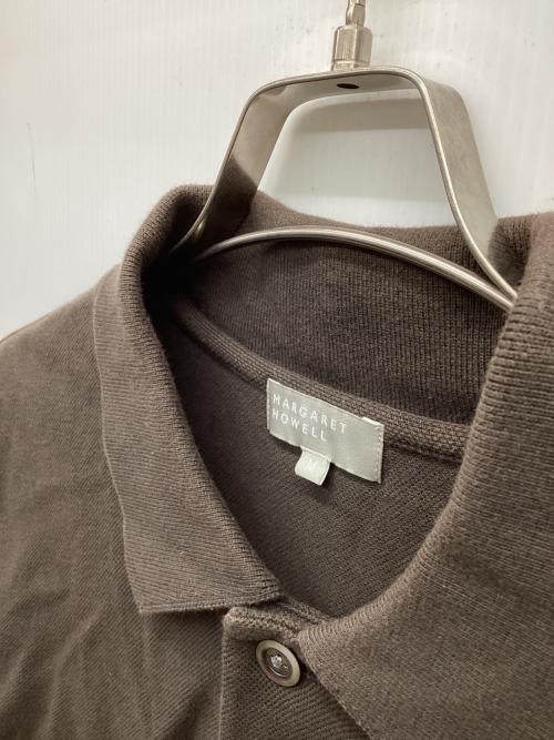 MARGARET HOWELL（マーガレットハウエル）MARGARET HOWELL (マーガレットハウエル) 23SS SOFT MESH COTTON JERSEY ブラウン サイズ:Mの古着・服飾アイテム