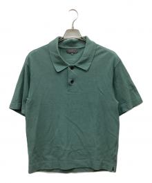MARGARET HOWELL（マーガレットハウエル）の古着「24SS COMPACT COTTON PIQUE/鹿の子ポロシャツ」｜グリーン