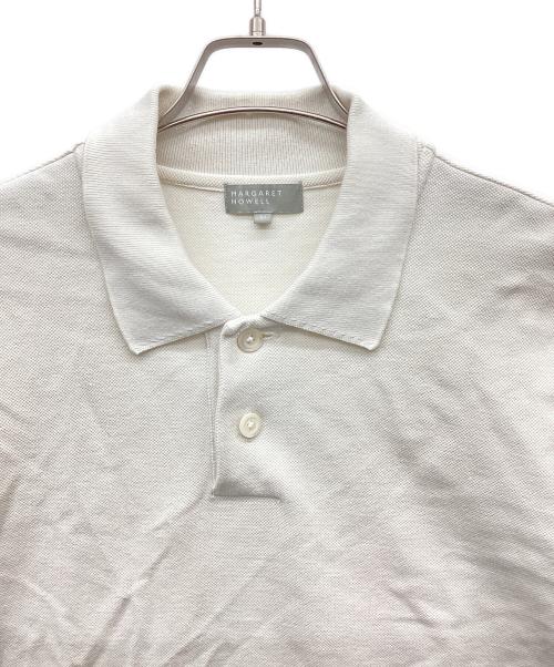 MARGARET HOWELL（マーガレットハウエル）MARGARET HOWELL (マーガレットハウエル) 23SS SOFT MESH COTTON JERSEY ホワイト サイズ:Mの古着・服飾アイテム
