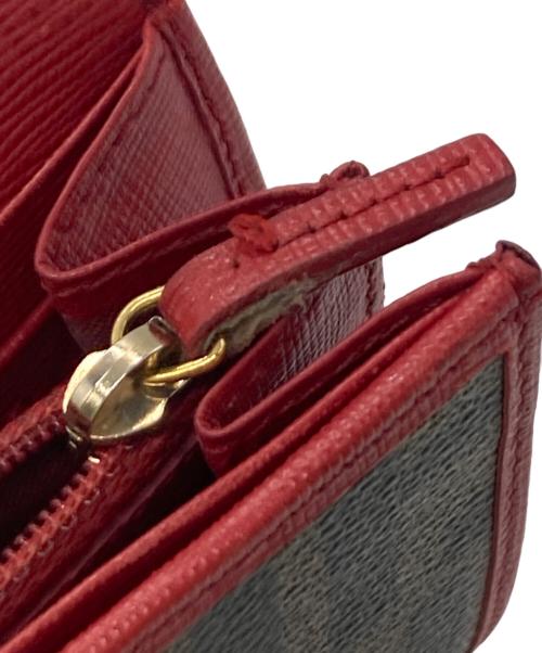 FENDI（フェンディ）FENDI (フェンディ) ズッカ柄コンチネンタルウォレット ブラウンの古着・服飾アイテム