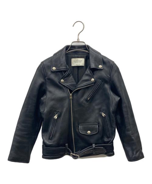 beautiful people（ビューティフルピープル）beautiful people (ビューティフルピープル) vintage leather riders jacket ブラック サイズ:130の古着・服飾アイテム