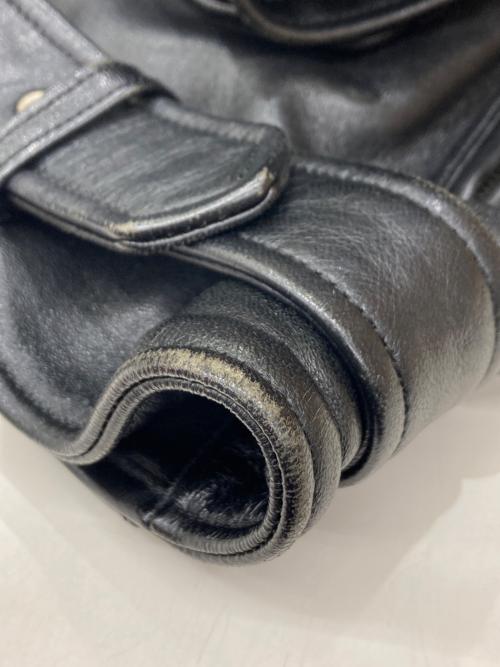 beautiful people（ビューティフルピープル）beautiful people (ビューティフルピープル) vintage leather riders jacket ブラック サイズ:130の古着・服飾アイテム