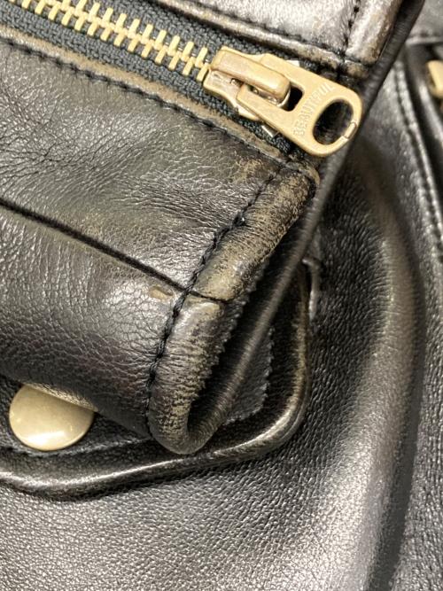 beautiful people（ビューティフルピープル）beautiful people (ビューティフルピープル) vintage leather riders jacket ブラック サイズ:130の古着・服飾アイテム